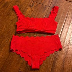 The Spring Bottom boyshort and the Mini Palm Springs top.